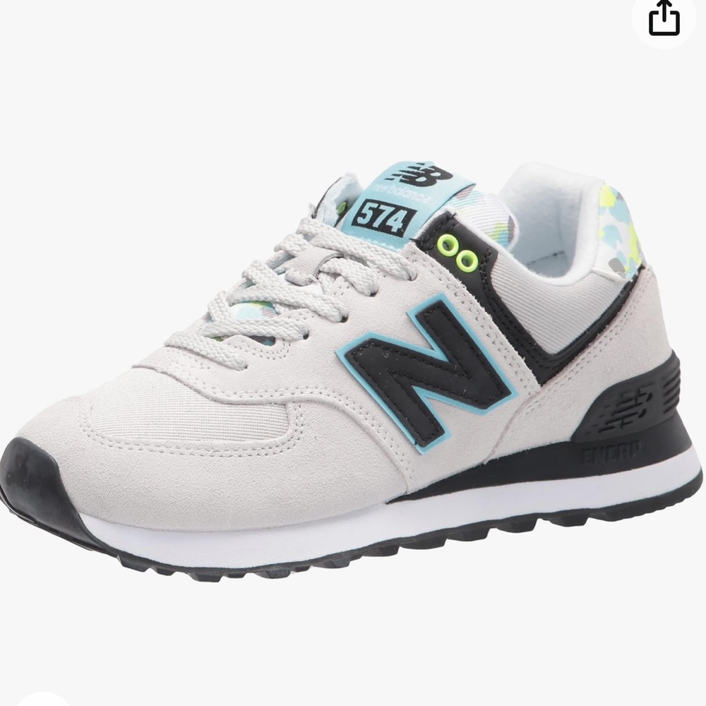 New Balance 574 V2 Floral/Camo in rain cloud blue Women’s sneakers-size 7.5